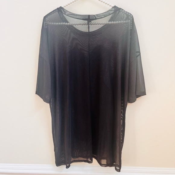 Mermaid True Love Sheer Black Tee - Picture 3 of 4
